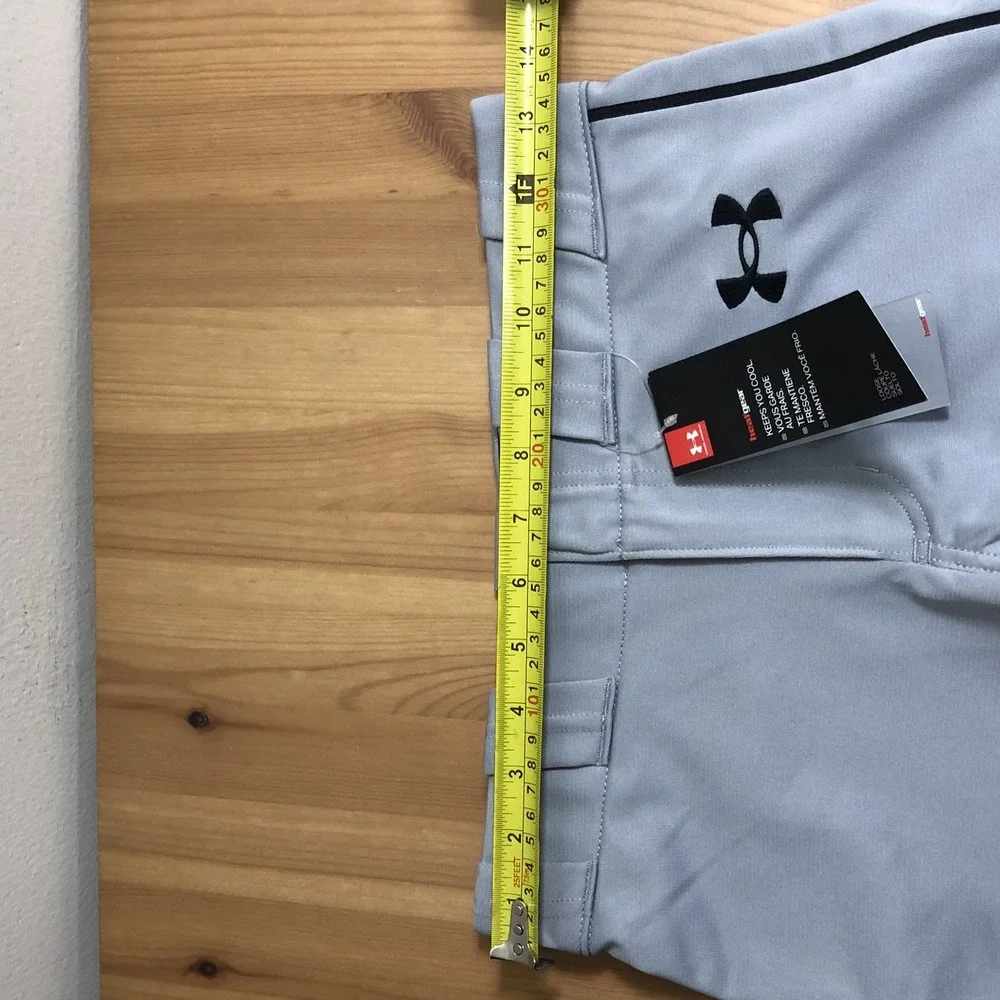 Under Armour Loose Fit HeatGear Sample Baseball Pants Youth Boys M Gray NWT